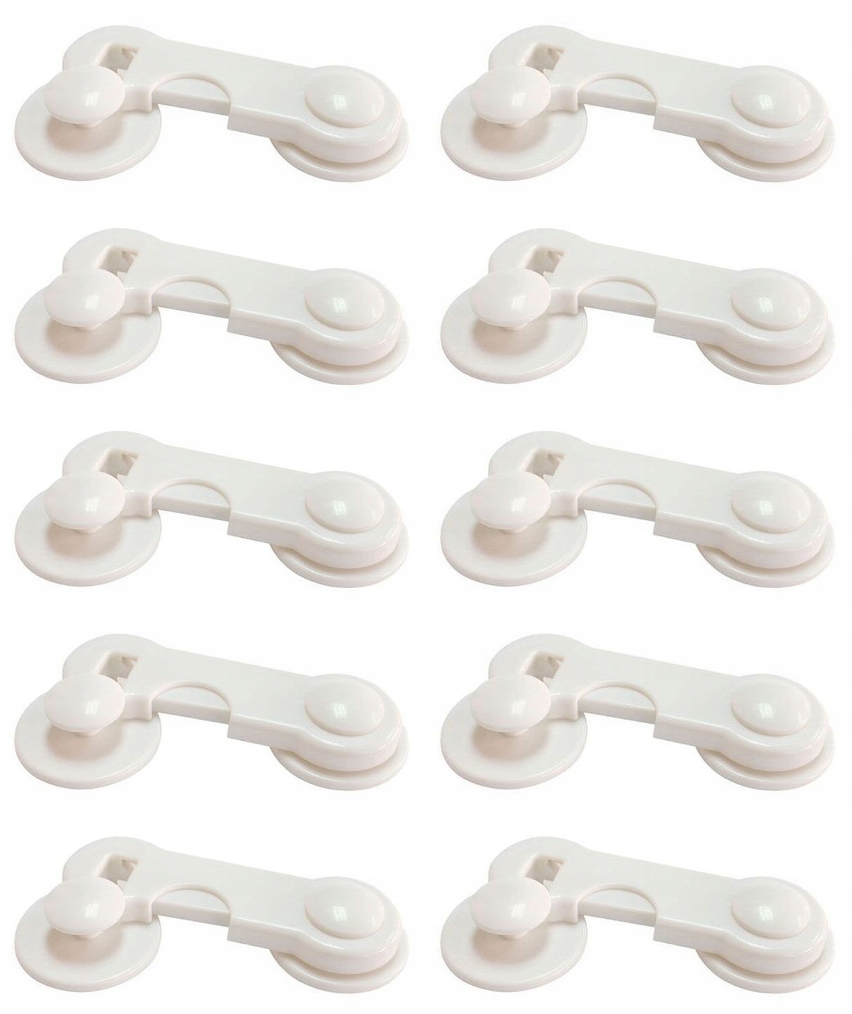 БЕЗОПАСНОСТЬ шкафчиков ящиков БЛОКИРОВКА белые 10 ШТ