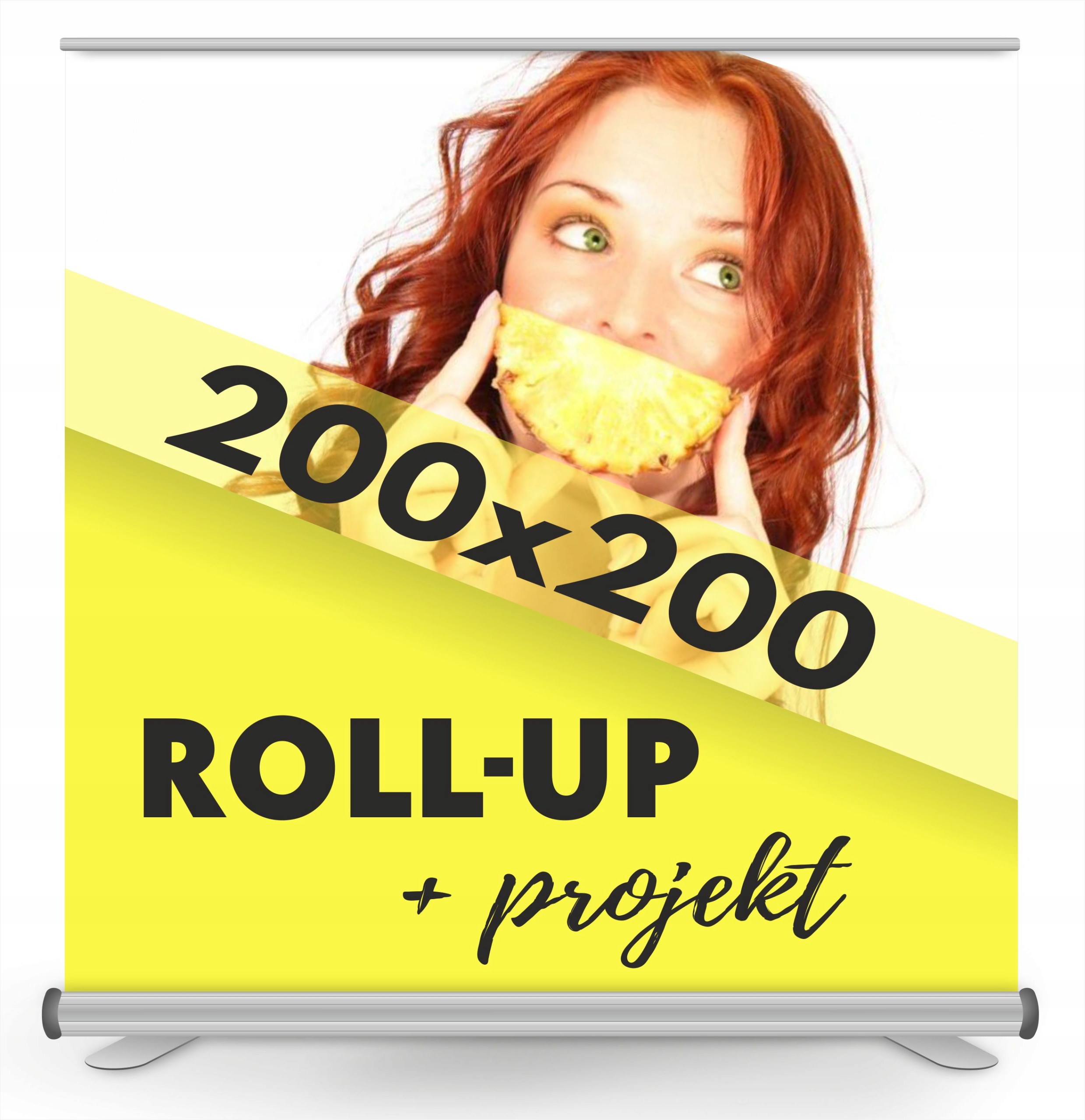 ROLL-UP REKLAMOWY ŚCIANKA BANER 200X200CM