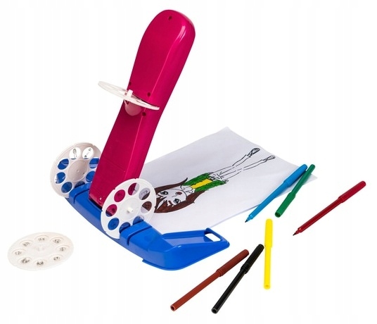 Projektor do Rysowania Ubiory Studio Mody PINK 24H Wiek dziecka 3 lata +