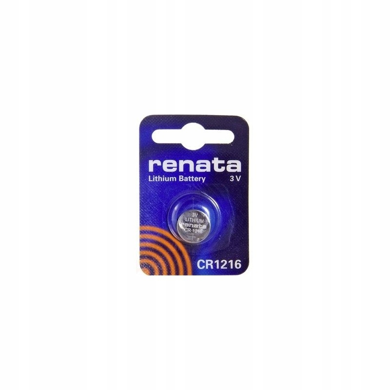 

Bateria litowa Renata 3V Cr 1216 1 sztuka