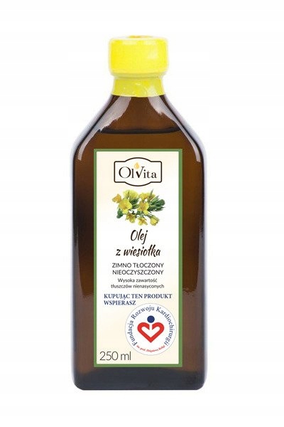

OlVita Olej z wiesiołka tłoczony na zimno 250ml