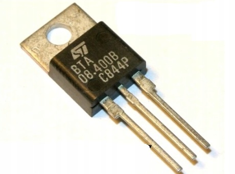 

BTA08-400B Triak 8A 400V TO-220 Stm [2szt] #N5A