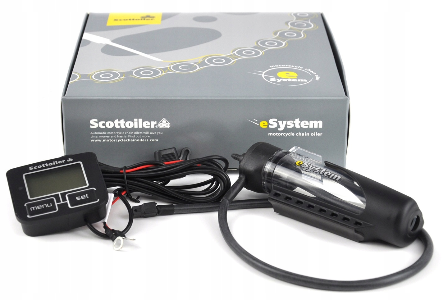 SCOTTOILER eSYSTEM OLEJARKA ELEKTRONICZNA v3.1 Scottoiler SO-9015, SO-9005