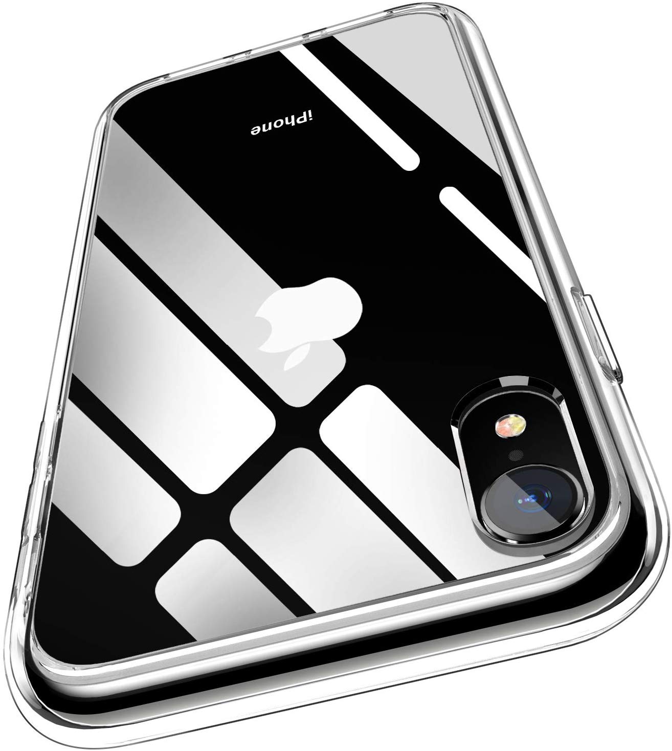 

Clear Etui Obudowa Case do iPhone Xr + Szkło