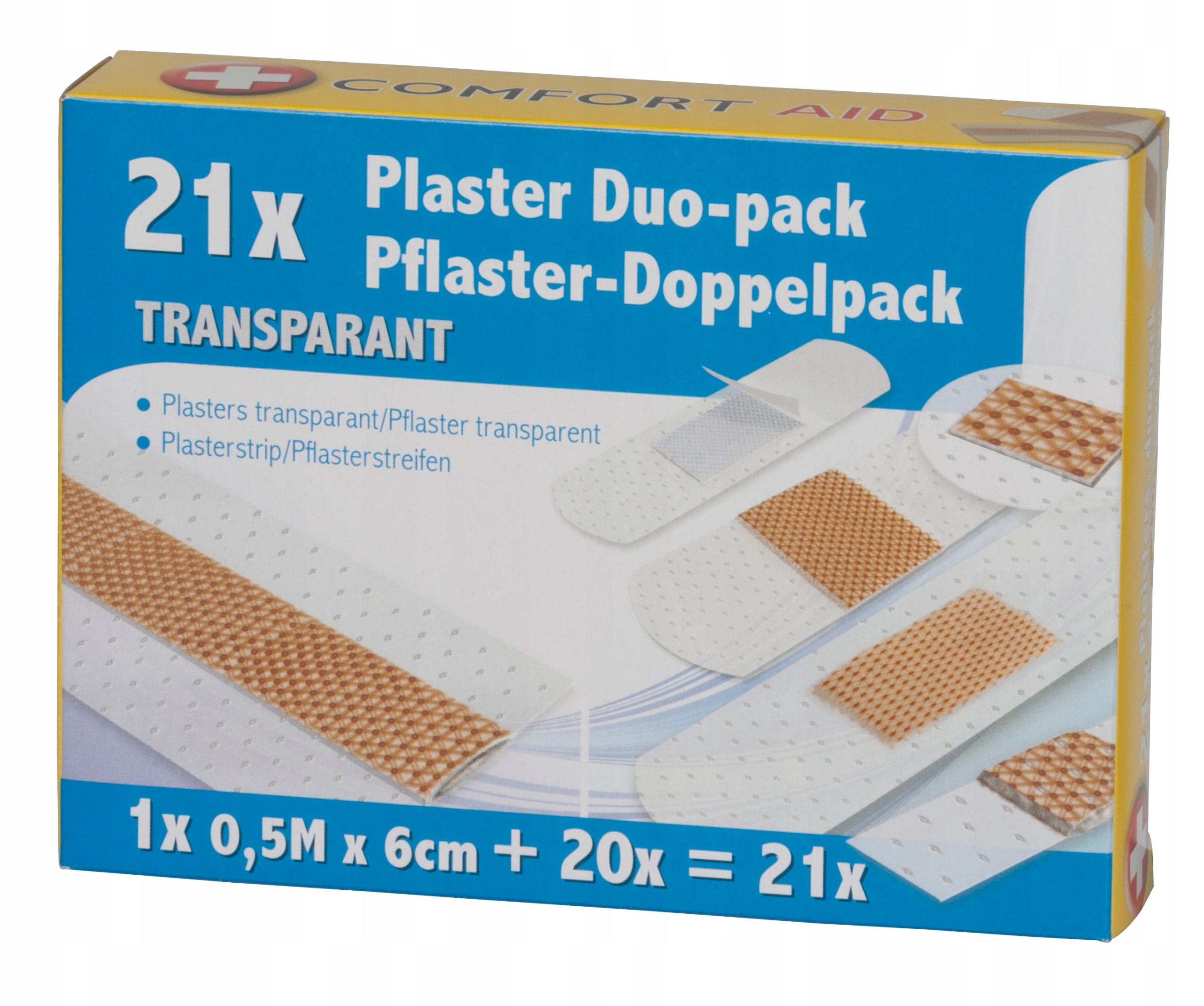 

Plastry Przezroczyste 21 Sztuk Zestaw 3436