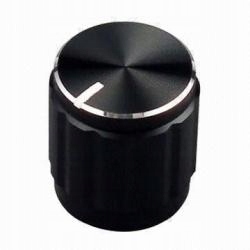 

Gałka potencjometra oś 6mm czarna GCL13