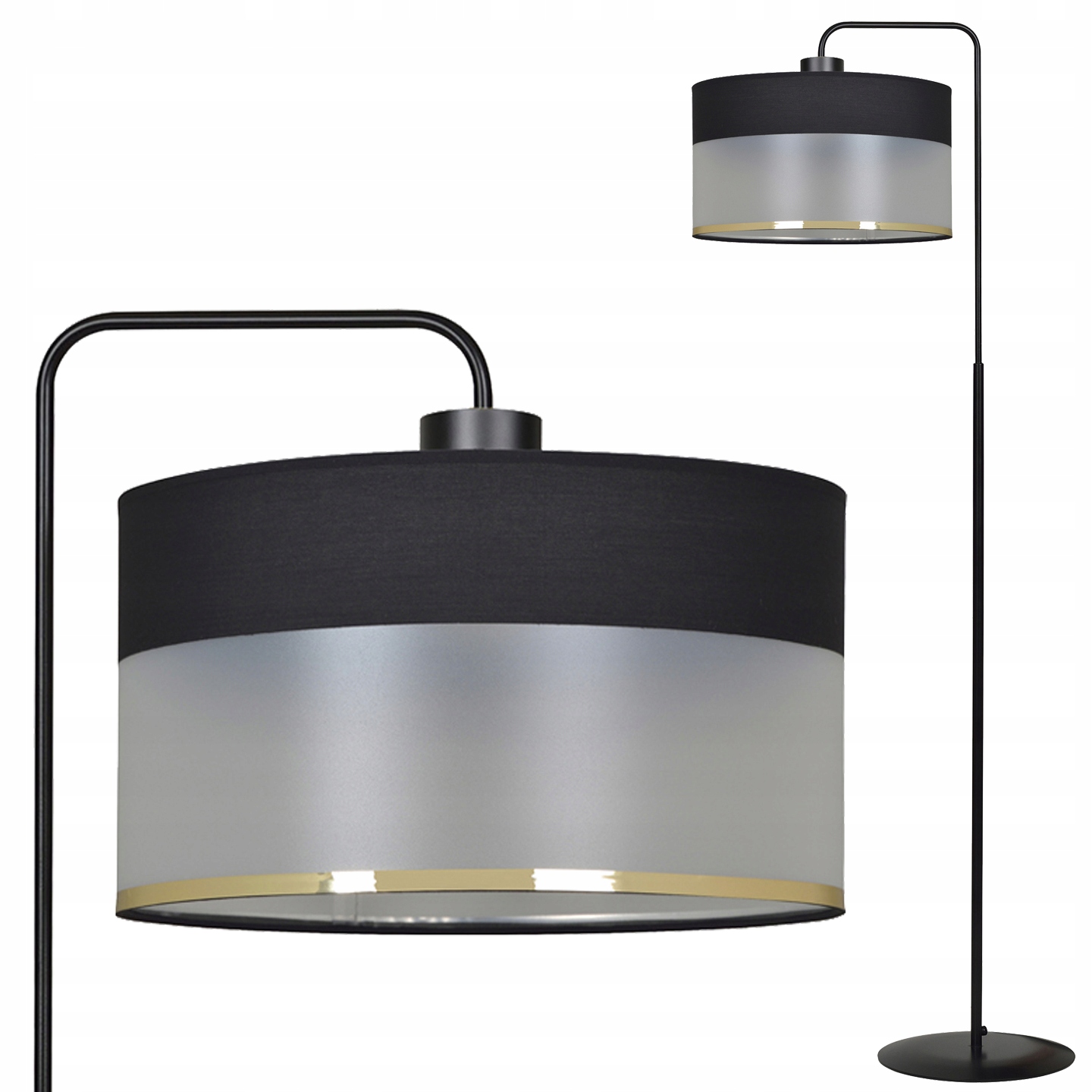 NOWOCZESNA LAMPA STOJĄCA PODŁOGOWA ABAŻUR MUTO LED