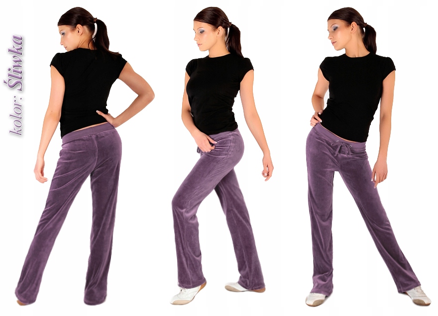 SPODNIE DRESOWE WELUROWE 4XL FITNESS DRESY Materiał dominujący welur