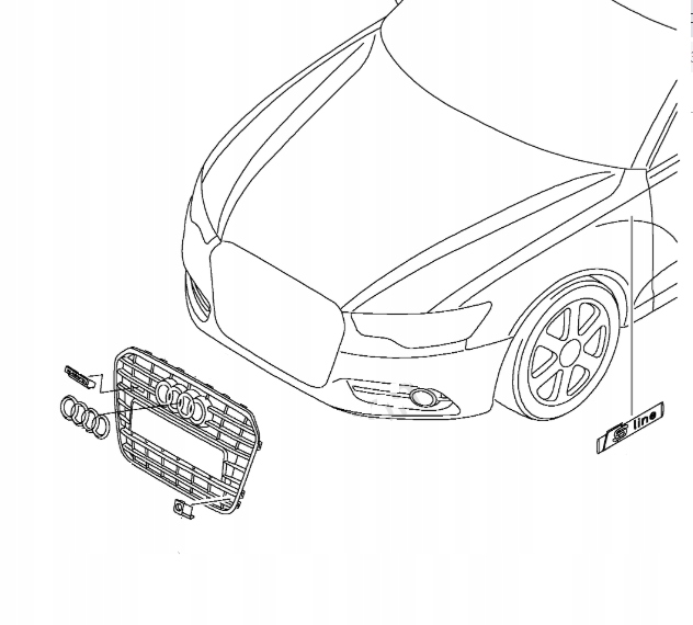 4G0941036 - AUDI A6 C7 4G LIFT 2015-18 полный передний LS9R