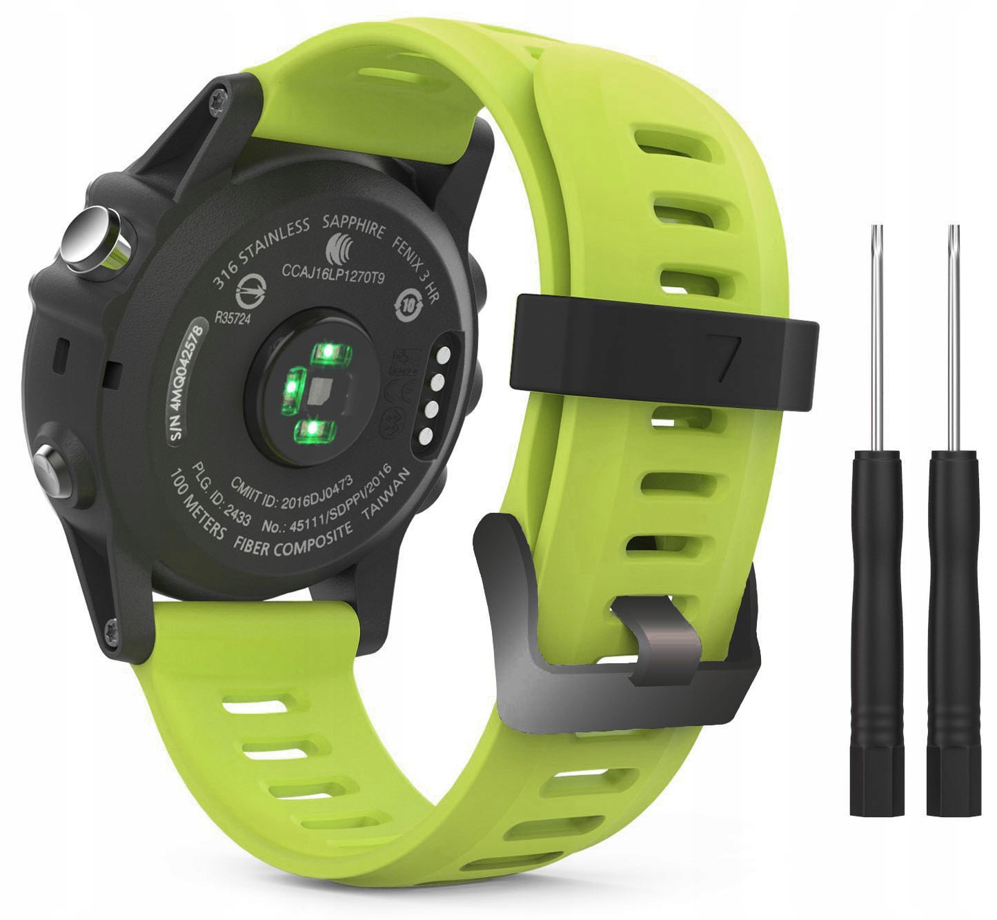 LIMONKOWY Pasek Garmin FENIX 3HR