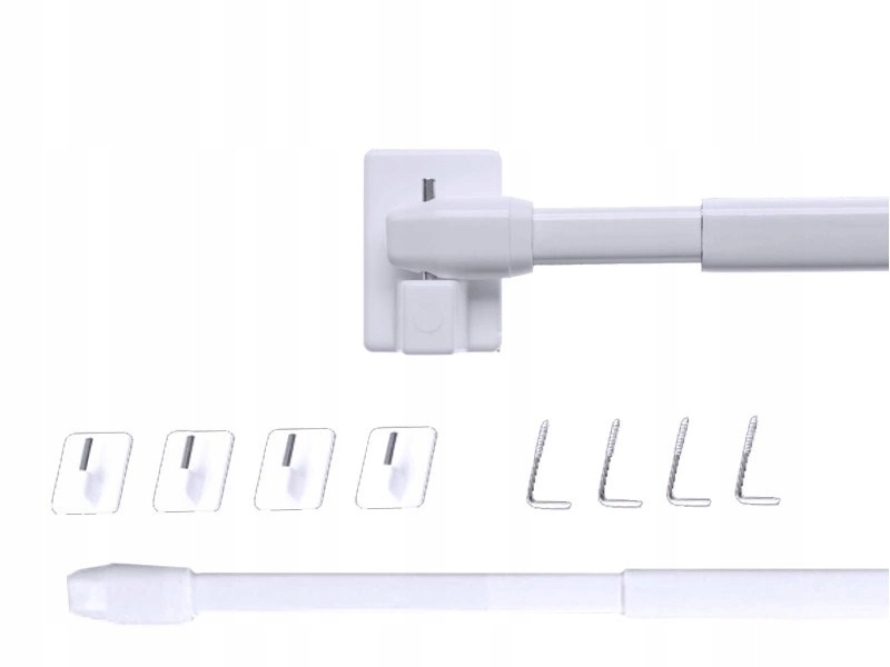 

Patyczki Pręty Karnisz Biały 60-80 Szt. Zazdrostka