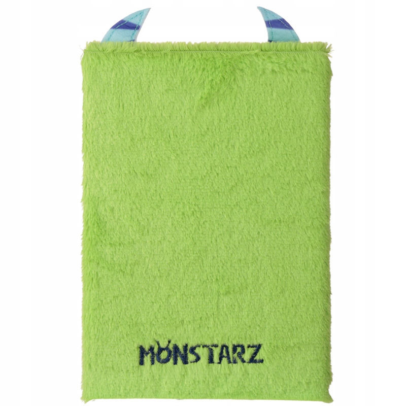 Puszysty pluszowy notatnik notes pamiętnik POTWÓR Format A5