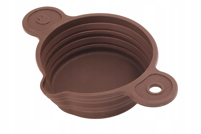 Silikonová organizér Pavoni do koupele, hnědá