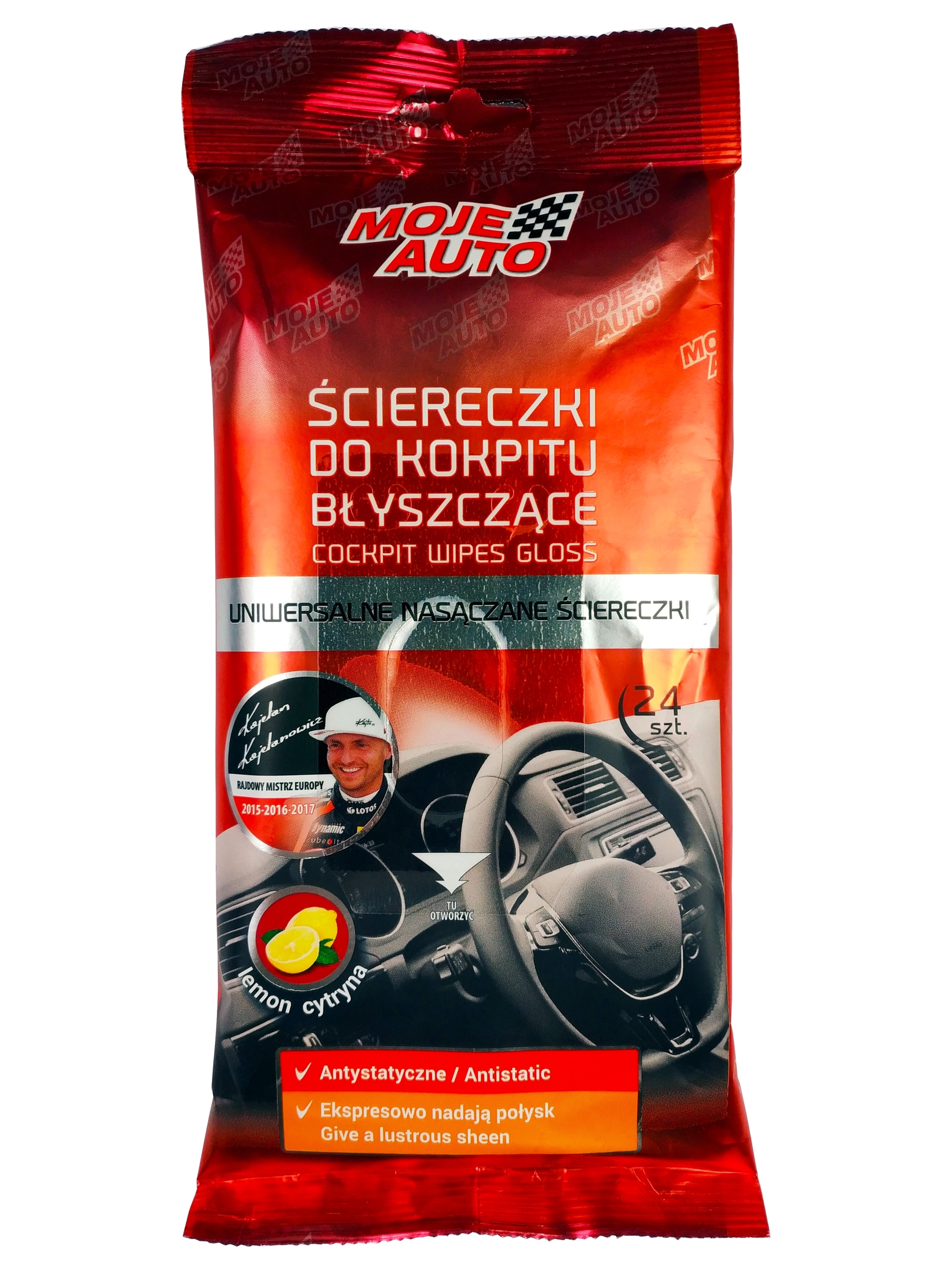 

Ściereczki Do Kokpitu Błyszczące Cytrynowe 24SZT!