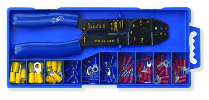 SZCZYPCE WIELOFUNKCYJNE 0.25-6MM + KOŃCÓWKI 80411