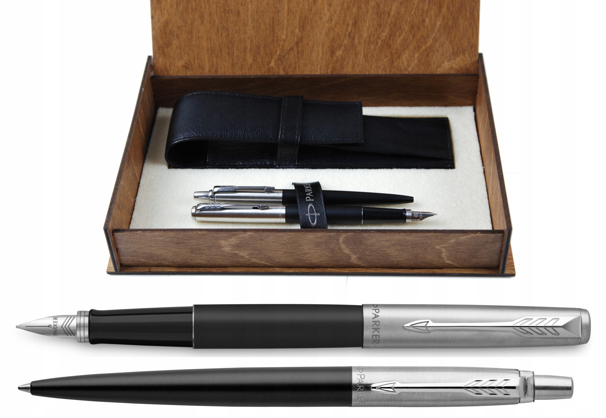 Parker Jotter długopis pióro Drewno Grawer Rr 1Z11