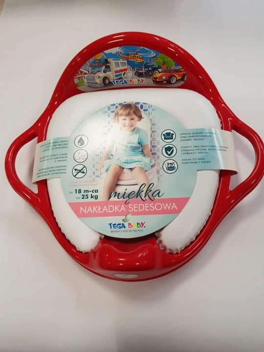 Tega Nakładka Miękka Auta Czerwona CS-020-121 Marka Tega Baby