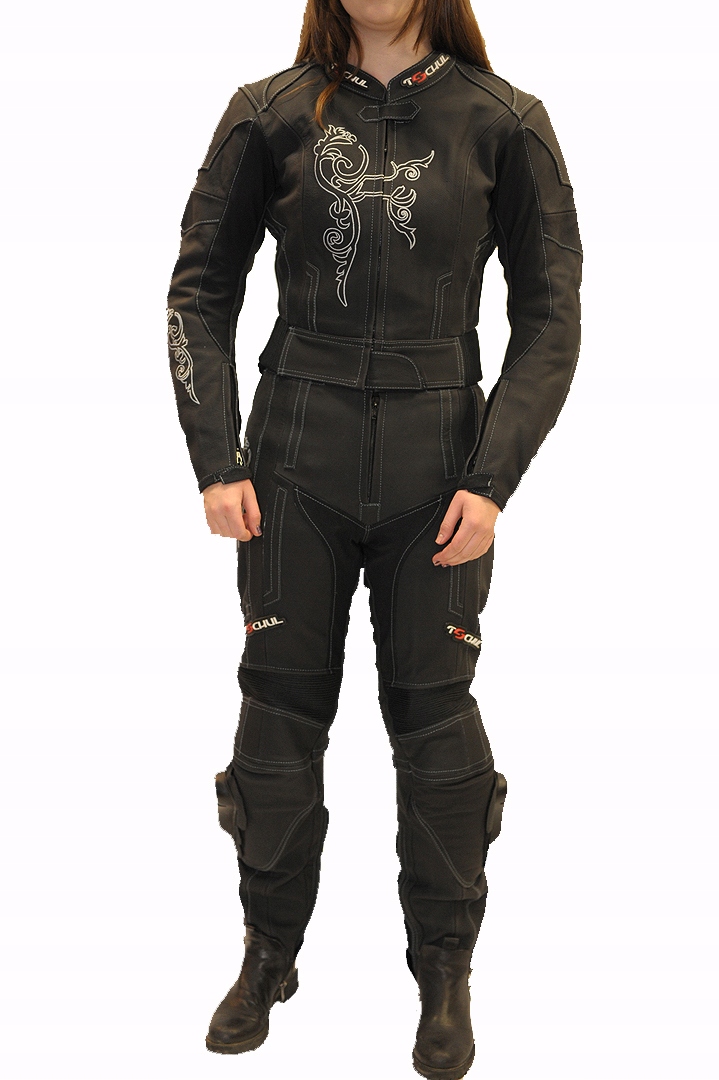 KOMBINEZON SKÓRZANY DAMSKI TSCHUL DWUCZĘŚ.187 r.34