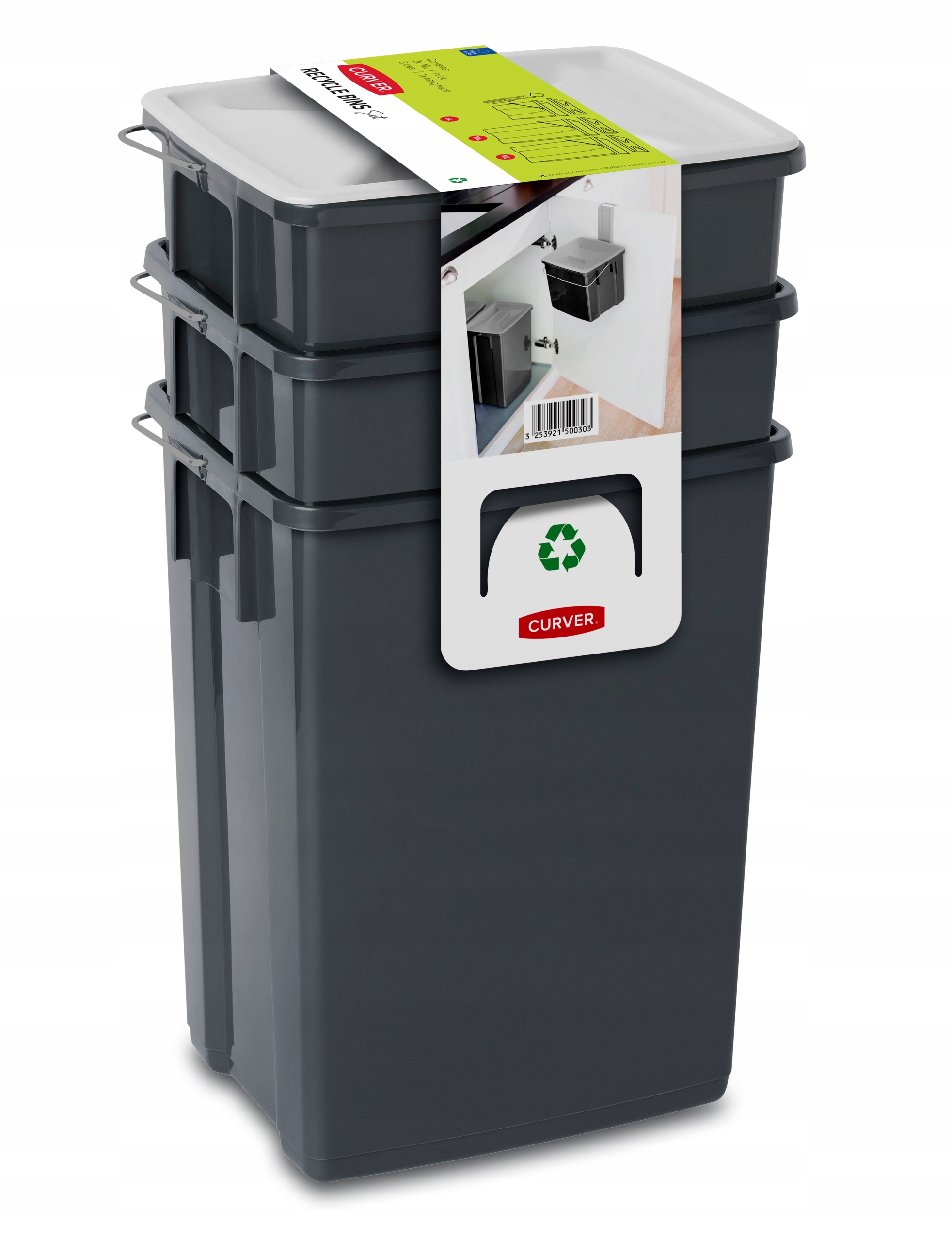 Levně Sada třídicích košů 2x10L 6L Curver