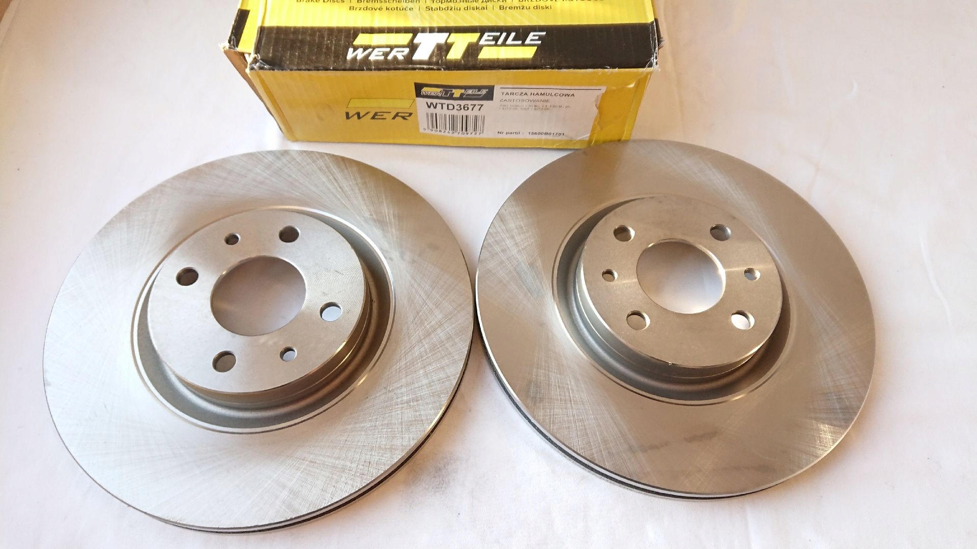 TARCZE KLOCKI PRZOD FIAT BRAVO LINEA IDEA STILO Catalog Part Number WTD3677