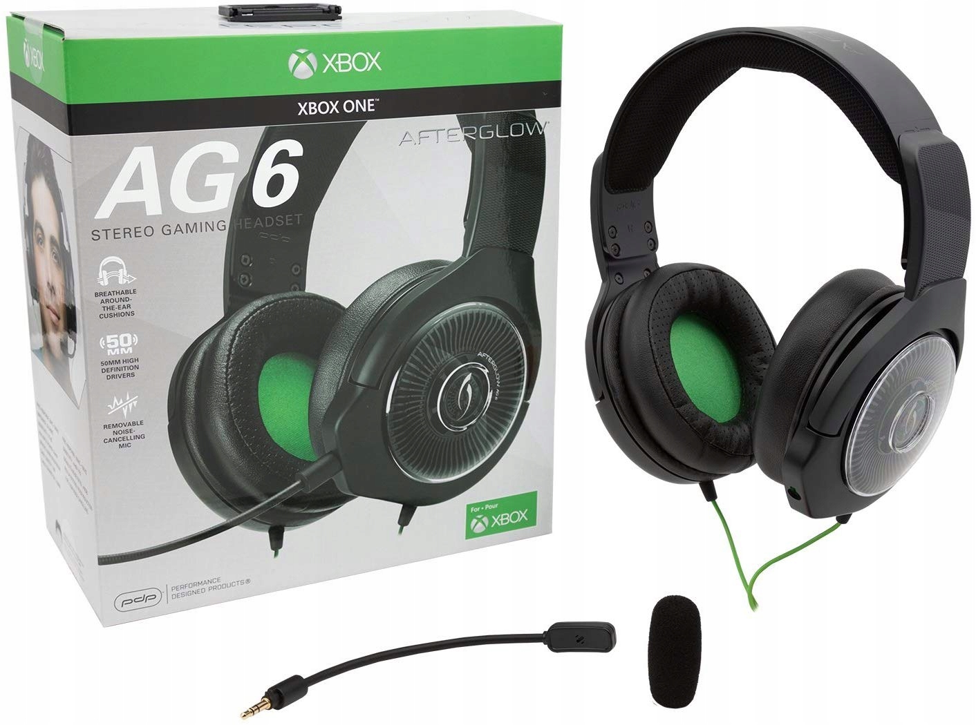 Słuchawki przewodowe AG6 AfterGlow PDP XBOX ONE Kod producenta 048-103-EU-BK