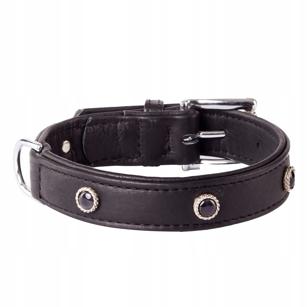 

Dingo Obroża Royal Skóra Ozdobna 3,0 x 50CM Czarna