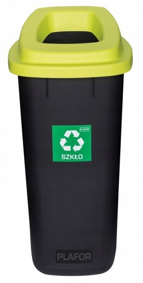 Kosz do segregacji śmieci odpadów Szkło 90l