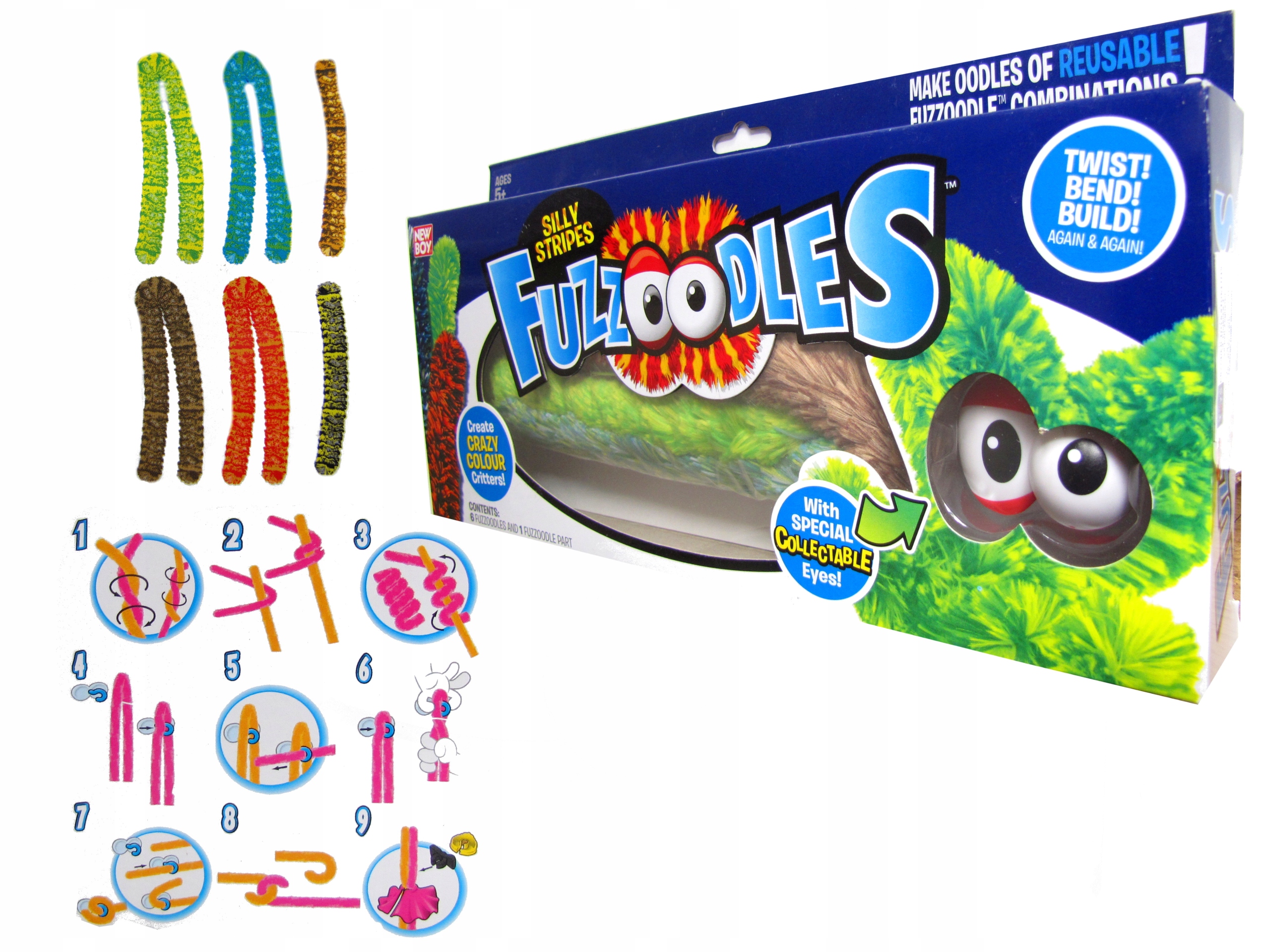 

Fuzzoodles Druciki Zestaw Do Tworzenia Maskotki