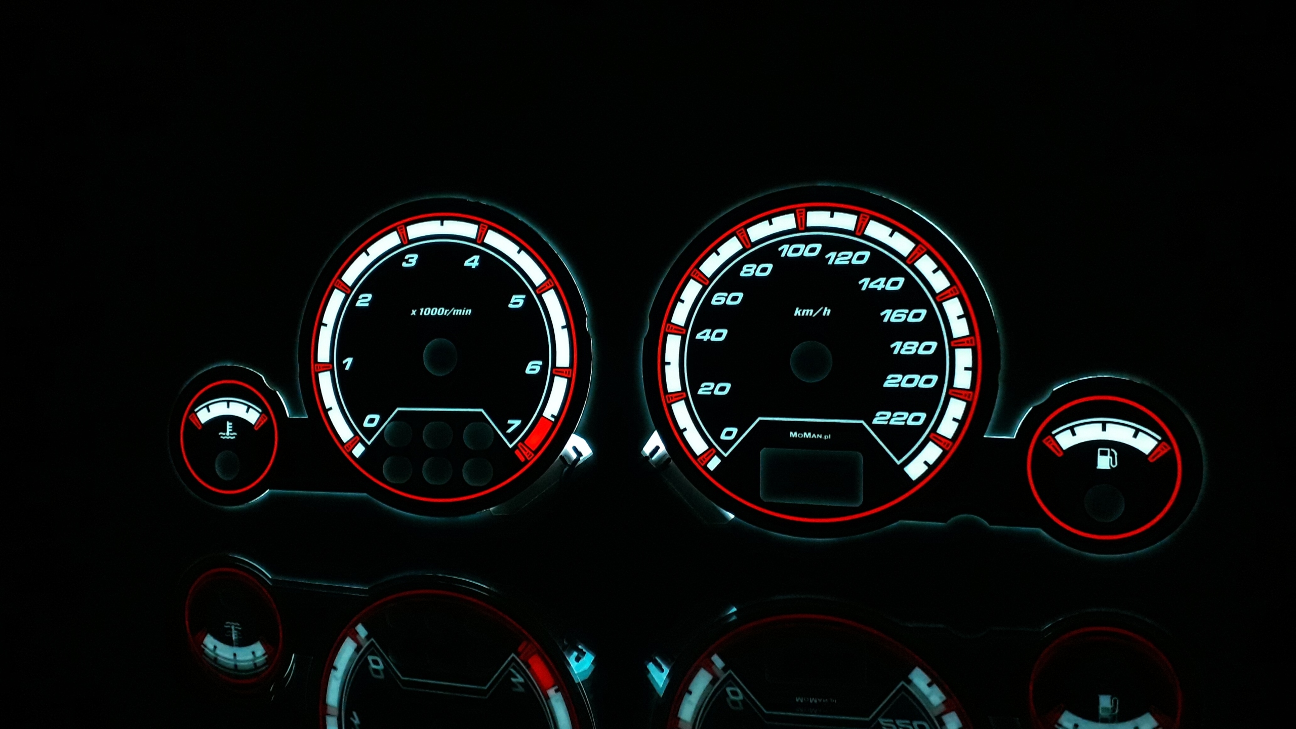 Tarcze licznika indiglo Opel Astra G wzor 3 MoMan Weight with packaging 0 4 kg