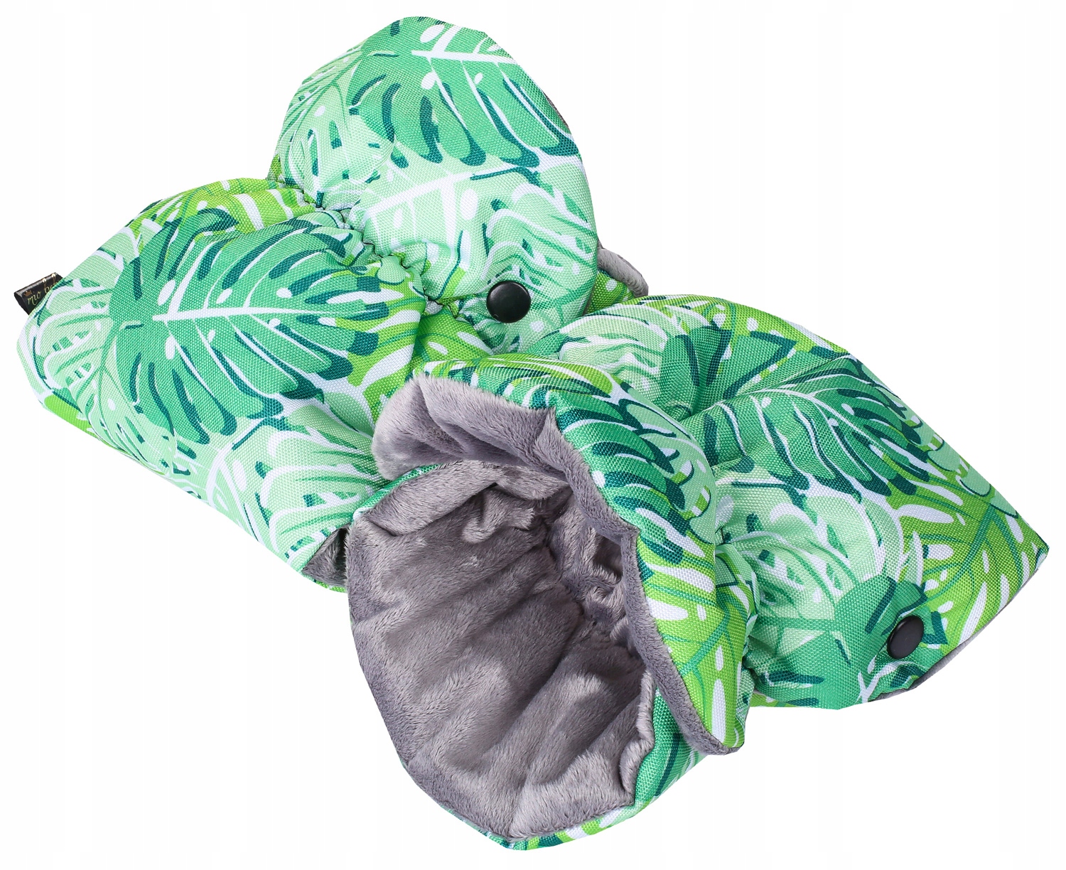 Mio bebe MUFKI PLUSZ rękawiczki na WÓZEK listki z