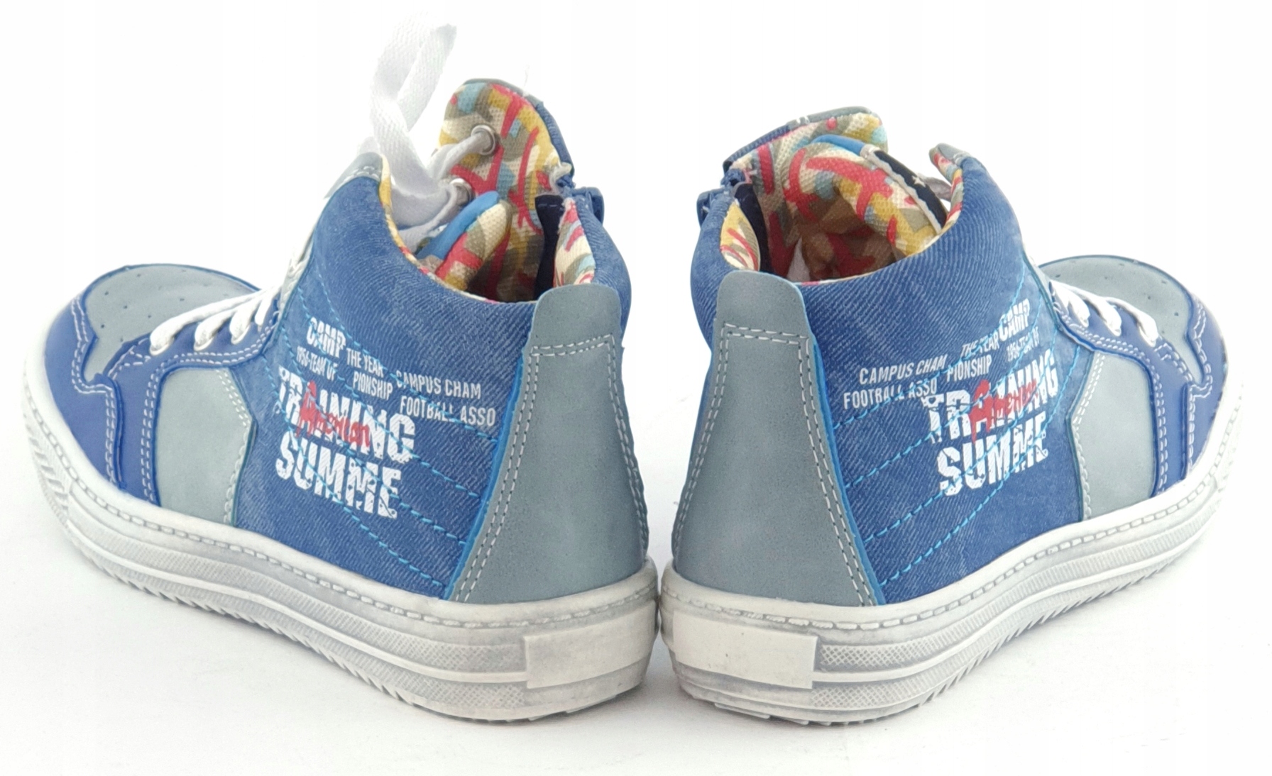 Buty za kostkę sportowe SUWAK American Club Trzewiki chłopięce niebies 30 Płeć chłopcy