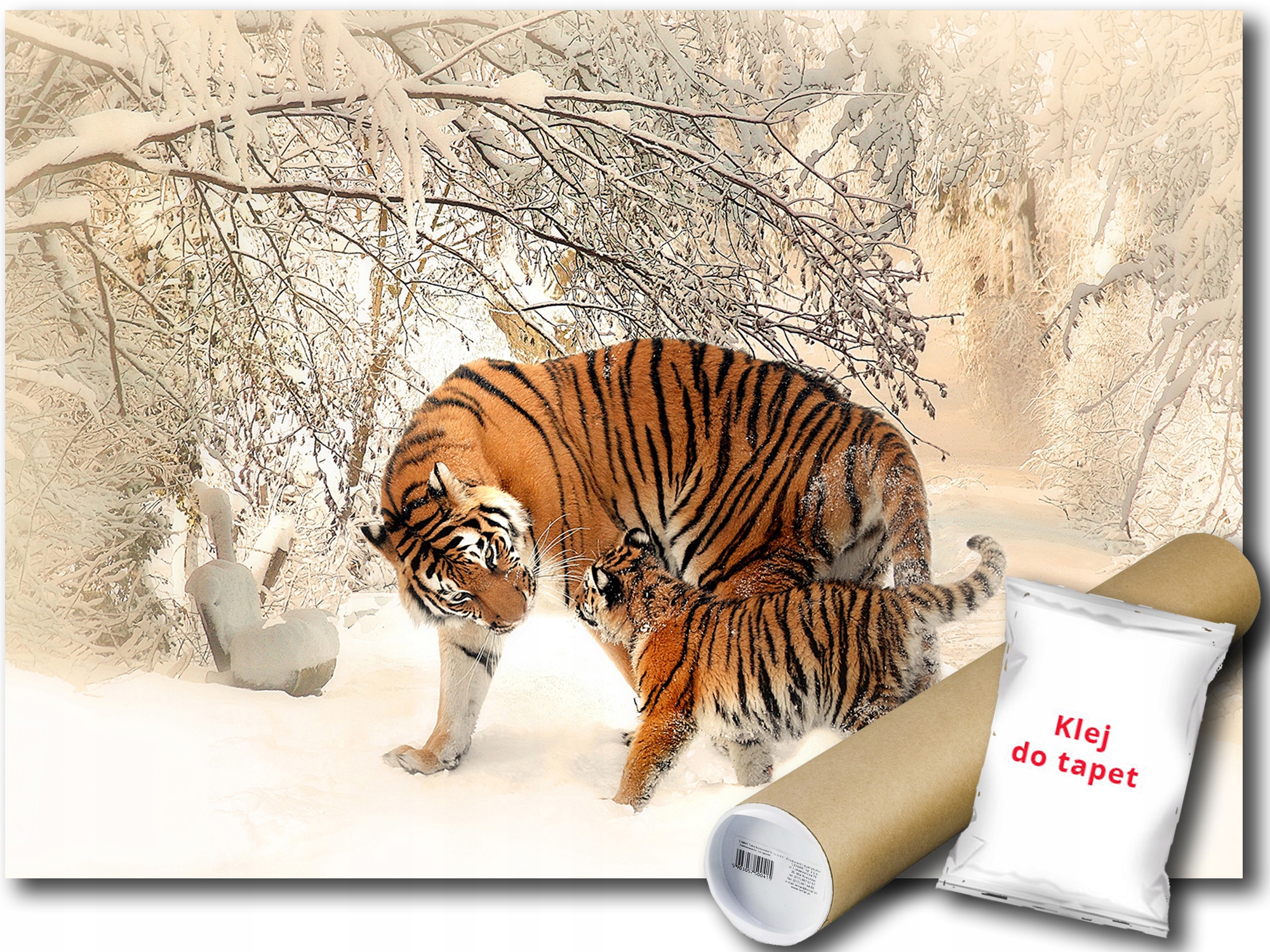 Fototapeta Tigry Sneh 12C F3XL 416x254 F13004