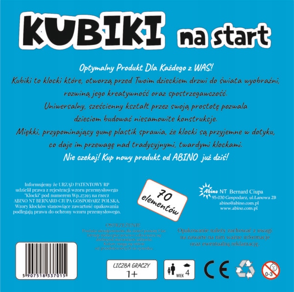 KUBIKI NA START - KLOCKI 7015