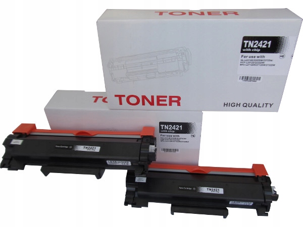 

Dwupak Smart 2x Toner do Brother TN-2421 Chip
