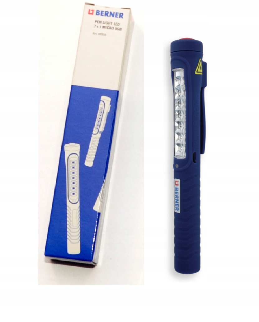 LAMPA LATARKA PEN LIGHT DŁUGOPISOWA LED 7 1 BERNER Waga produktu z opakowaniem jednostkowym 1 kg