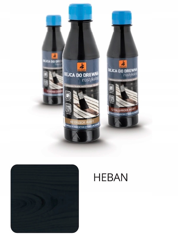 

Bejca Do Drewna Dragon 0,2 l Heban