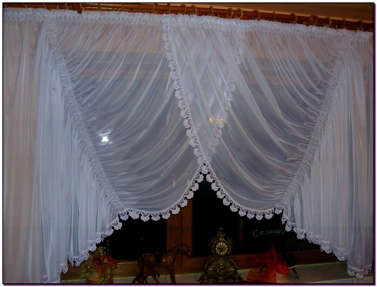 Záclony Voál Guipure pro karn. 2,30 m páska