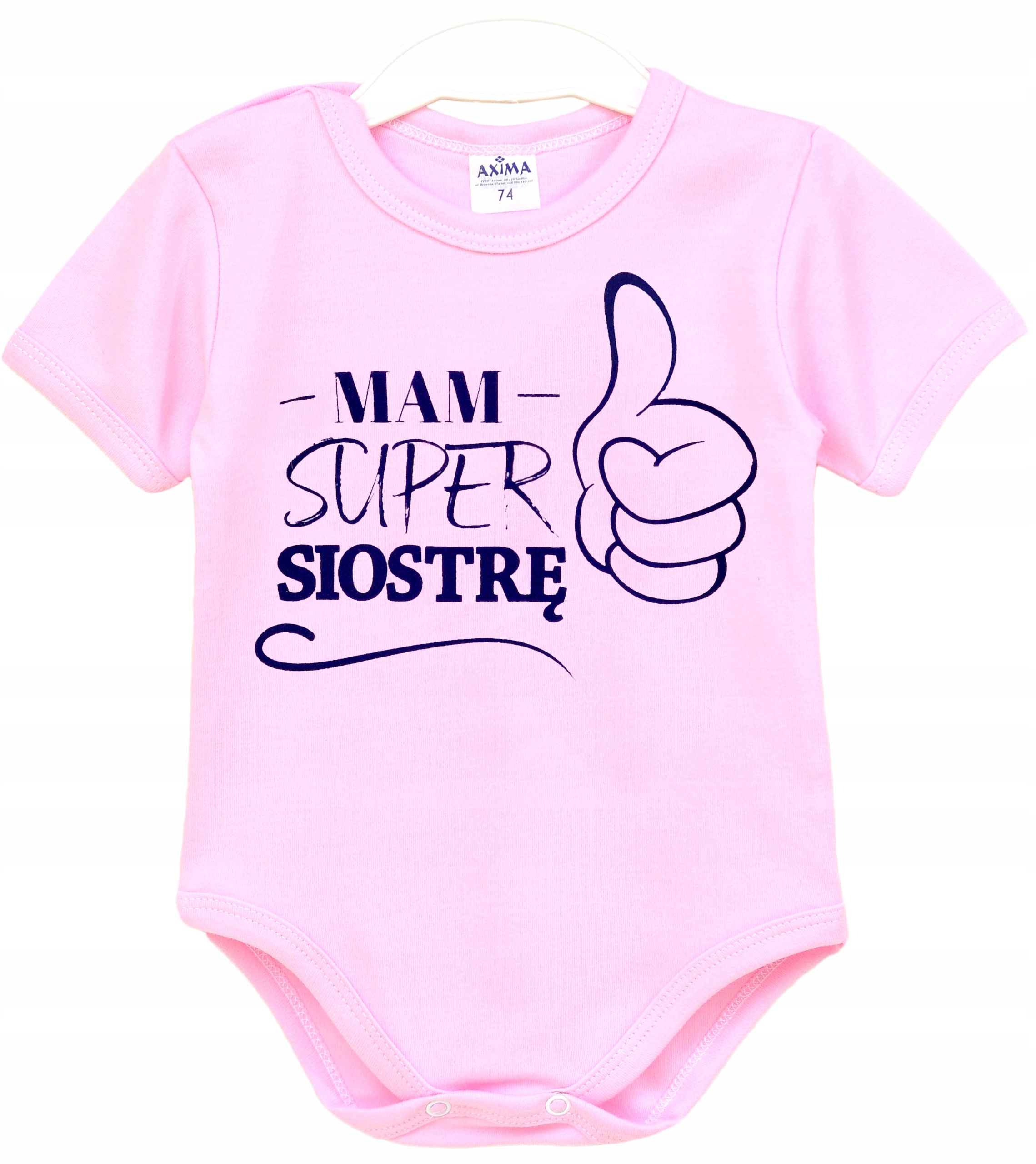 

Body z krótkim rękawem Mam Siostrę r. 86