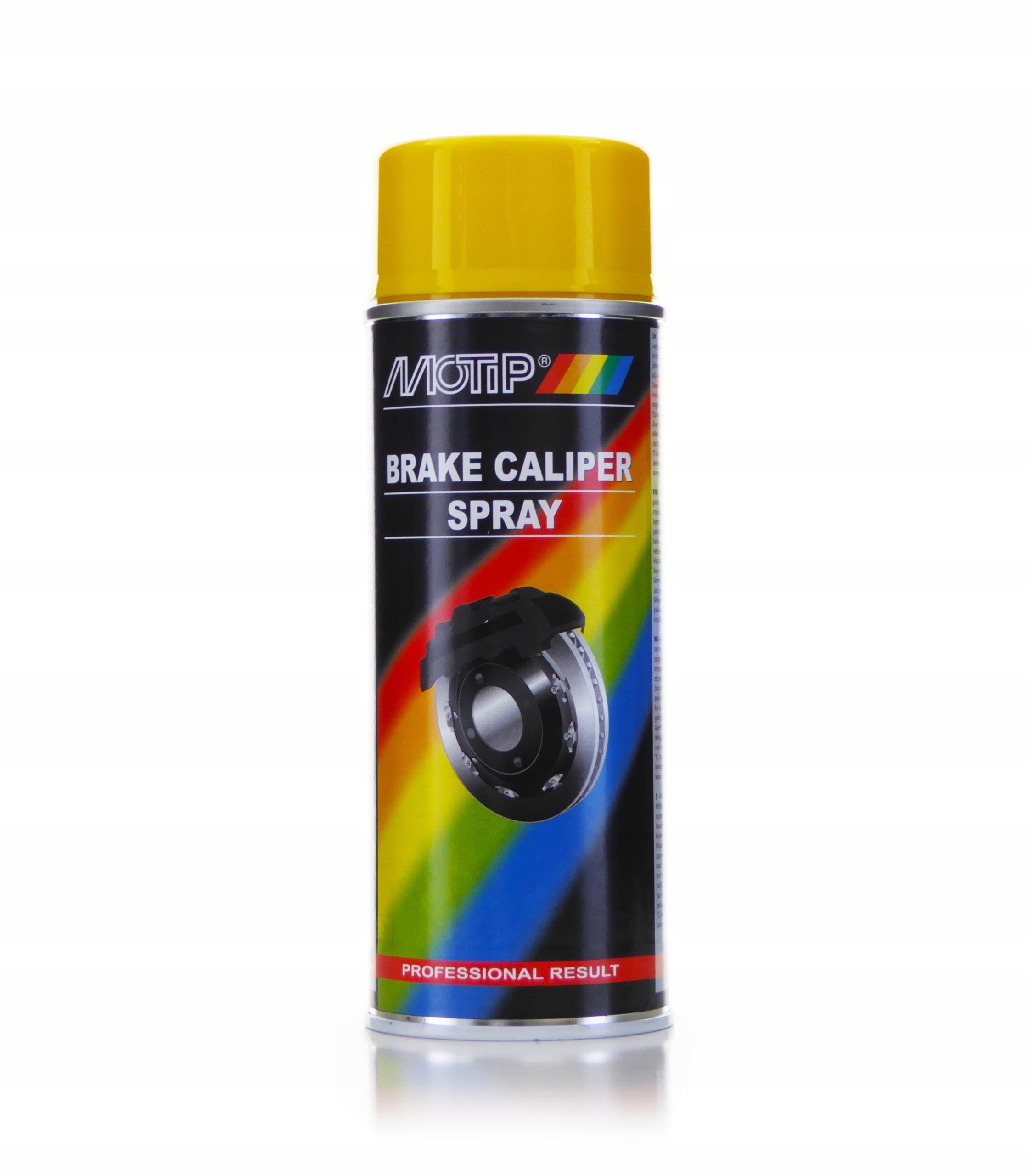 Motip Farba Lakier Do Zacisków Spray 400ml Żółty