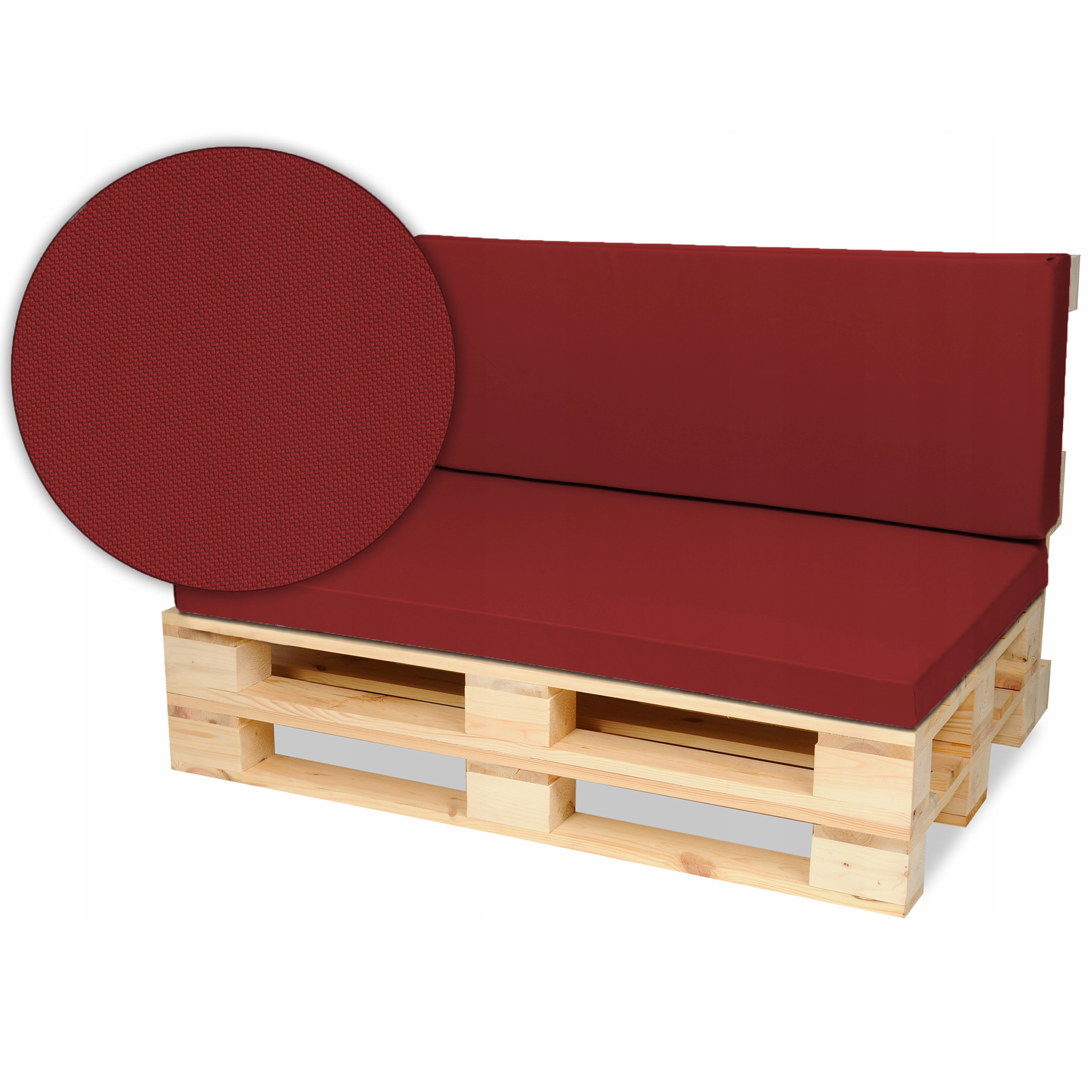 Sada polštářů na nábytek z palety Bordo