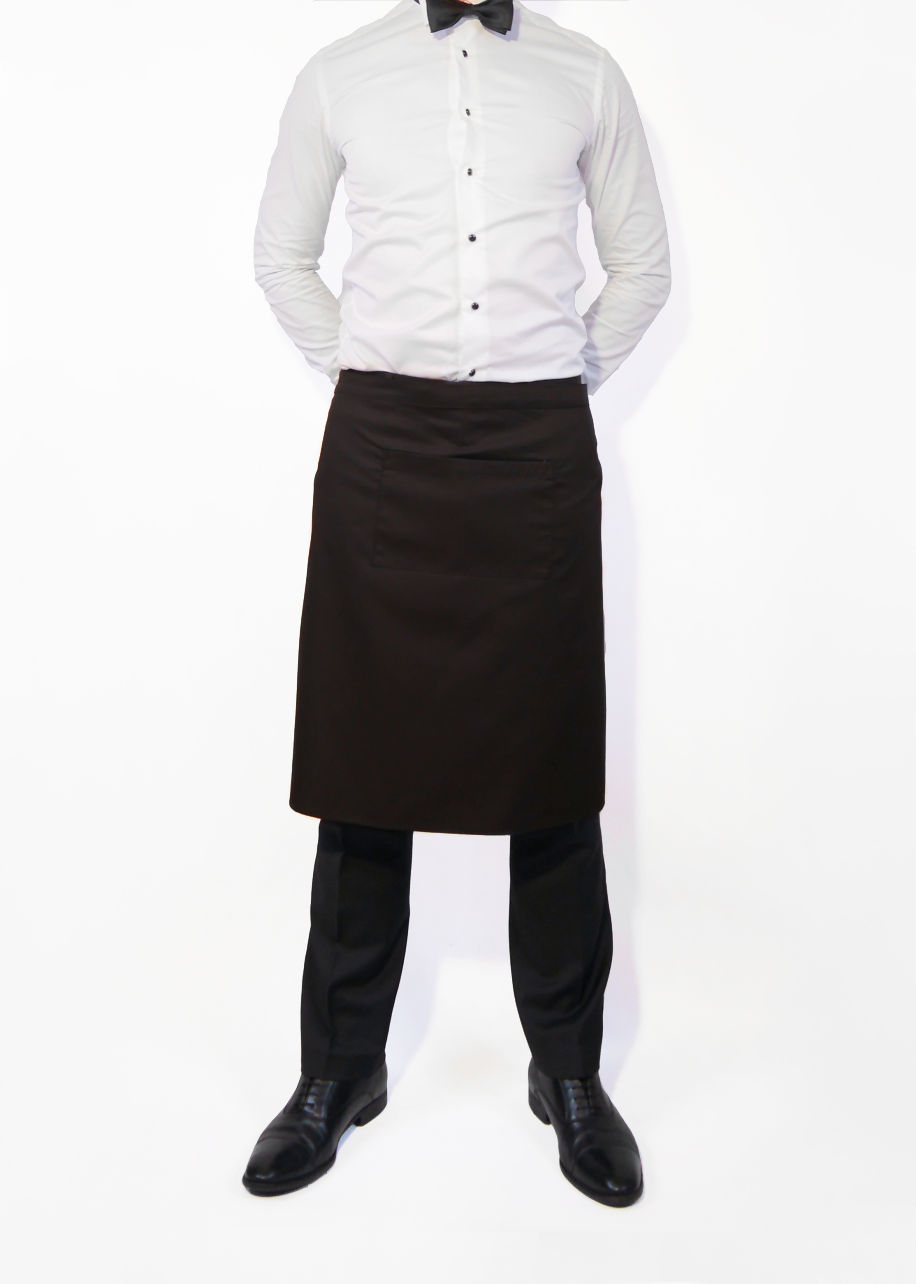 

Zapaska kelnerska średnia w kolorze czarnym