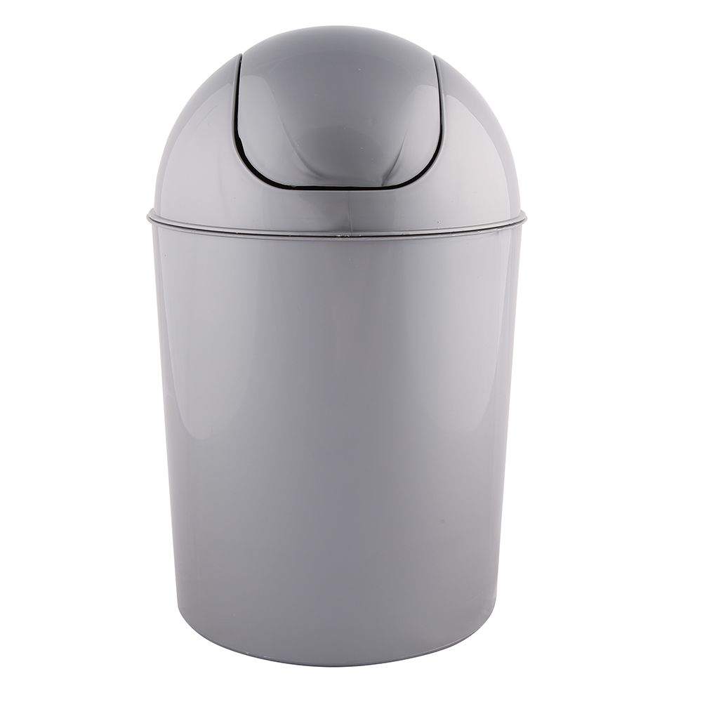 

Kosz Na Śmieci Uchylny Okrągły Oscar Srebrny 7 L