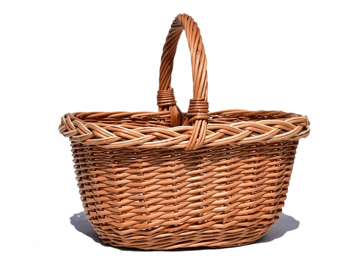 Kosz zakupowy / Kosz wiklinowy na zakupy 33x24 cm