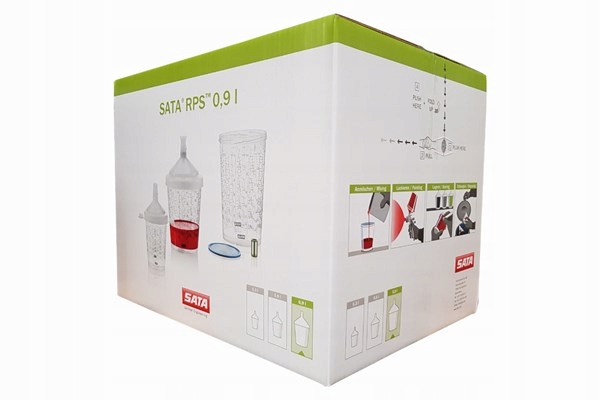 Kubki Zbiornik SATA RPS 0 9 125m 40szt karton ORG Weight with packaging 0 22 kg