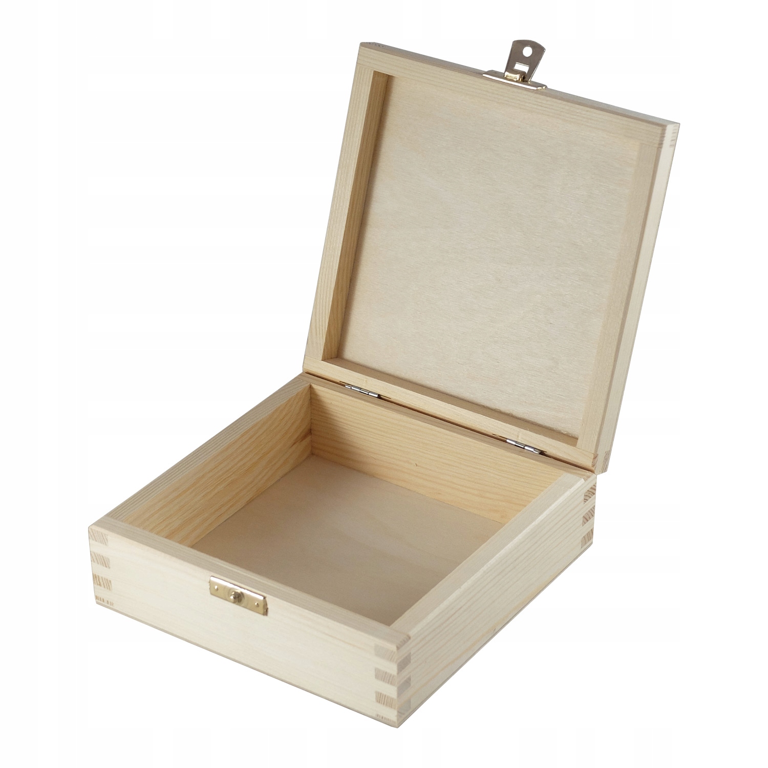 

Pudełko Drewniane 16x16 cm Decoupage Skrzynka Eko
