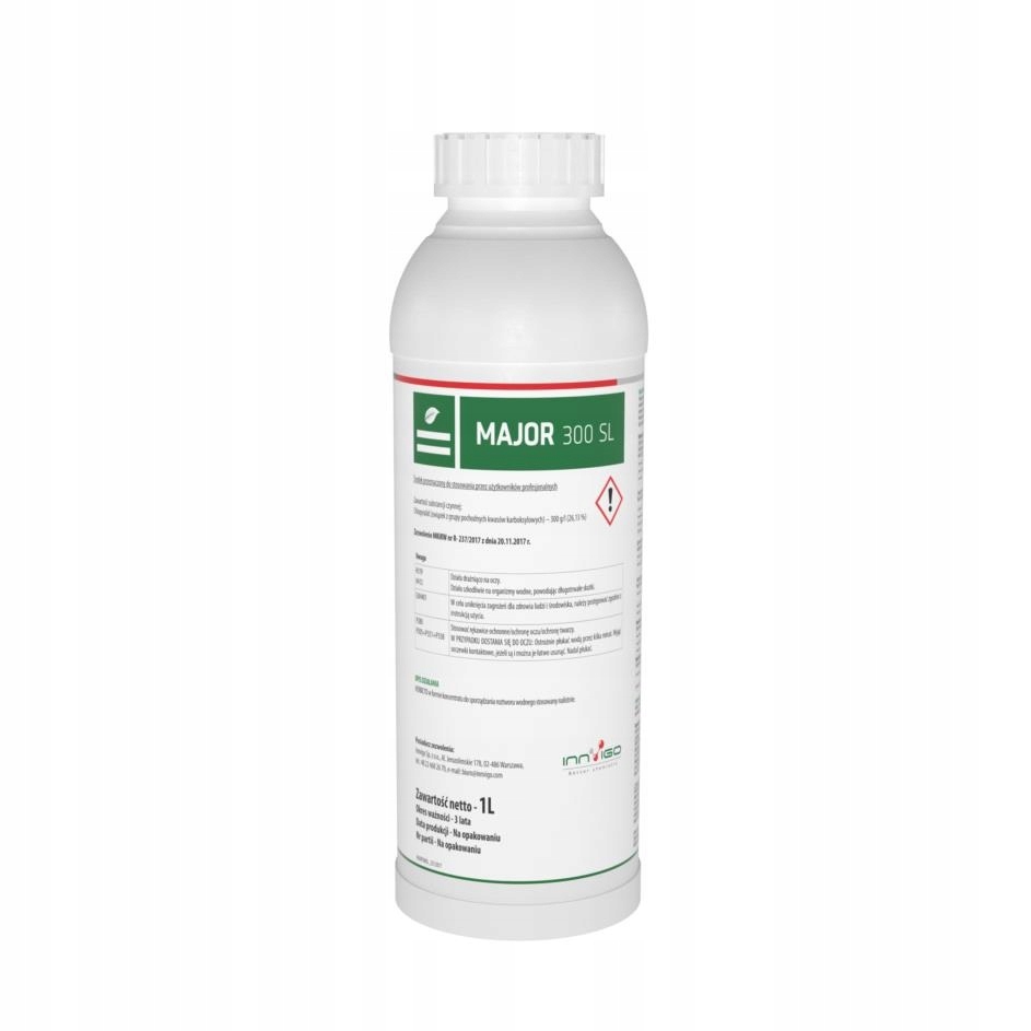 

Major 300 Sl 250 ml na chwasty w rzepak, burak