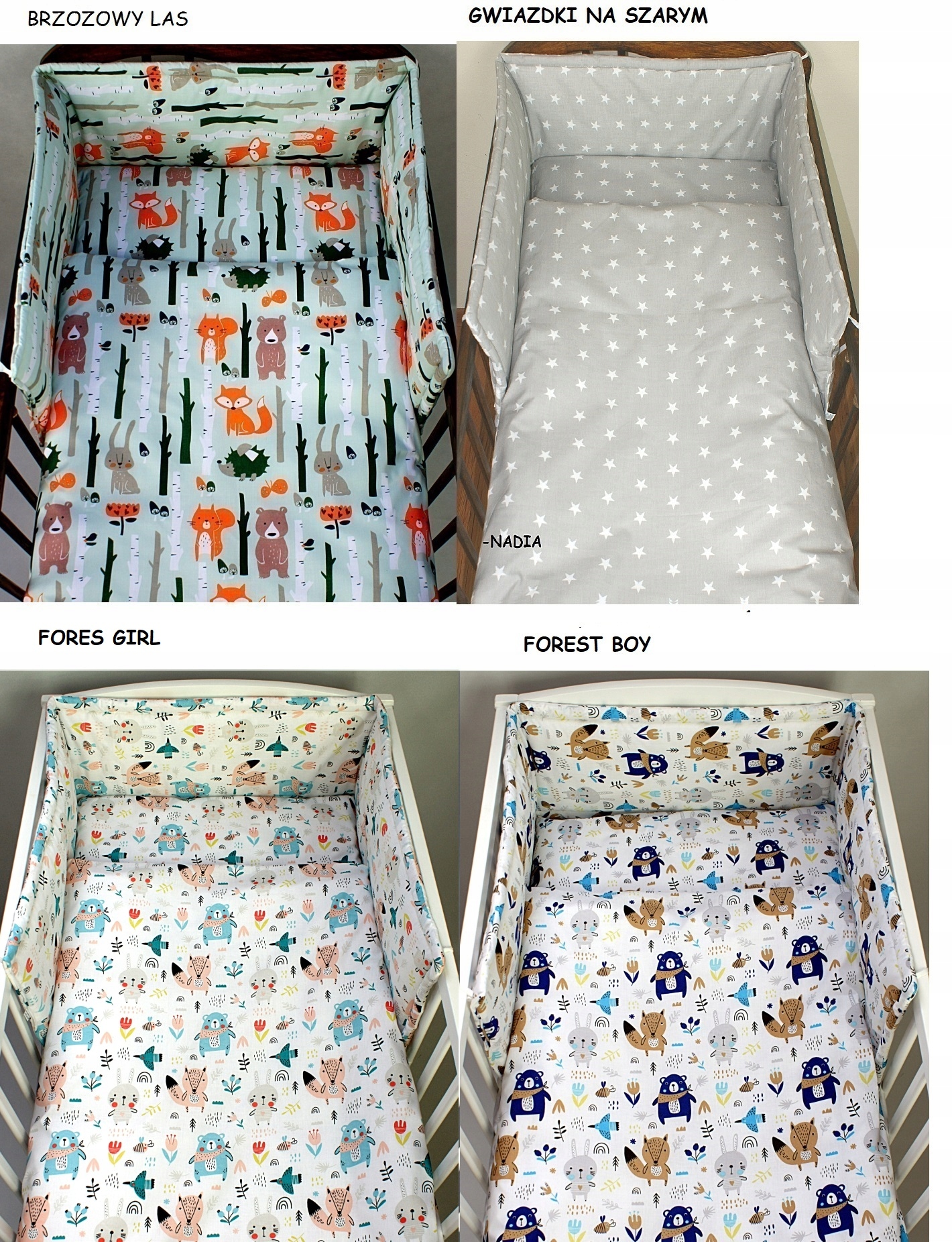 ~3-cz POŚCIEL -NADIA - 90 x 120 cm WIELE WZORÓW Marka kolorowesny
