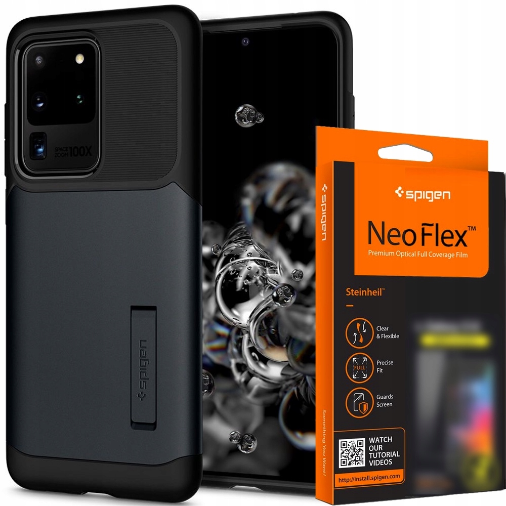 

Etui Do Galaxy S20 Ultra Spigen Slim +2X Folia Spg