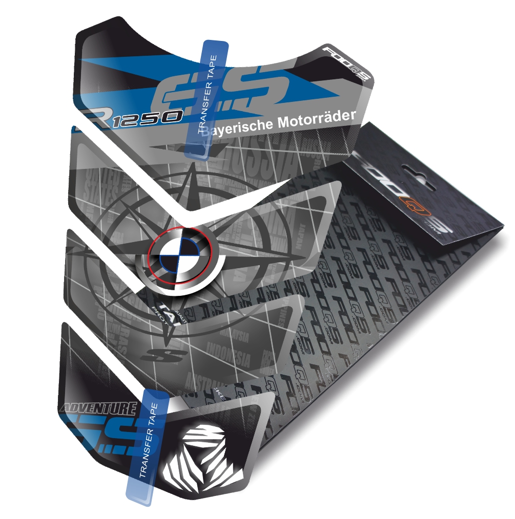 Танк-накладка от FOOQS для BMW R-1250-GS ADVENTURE