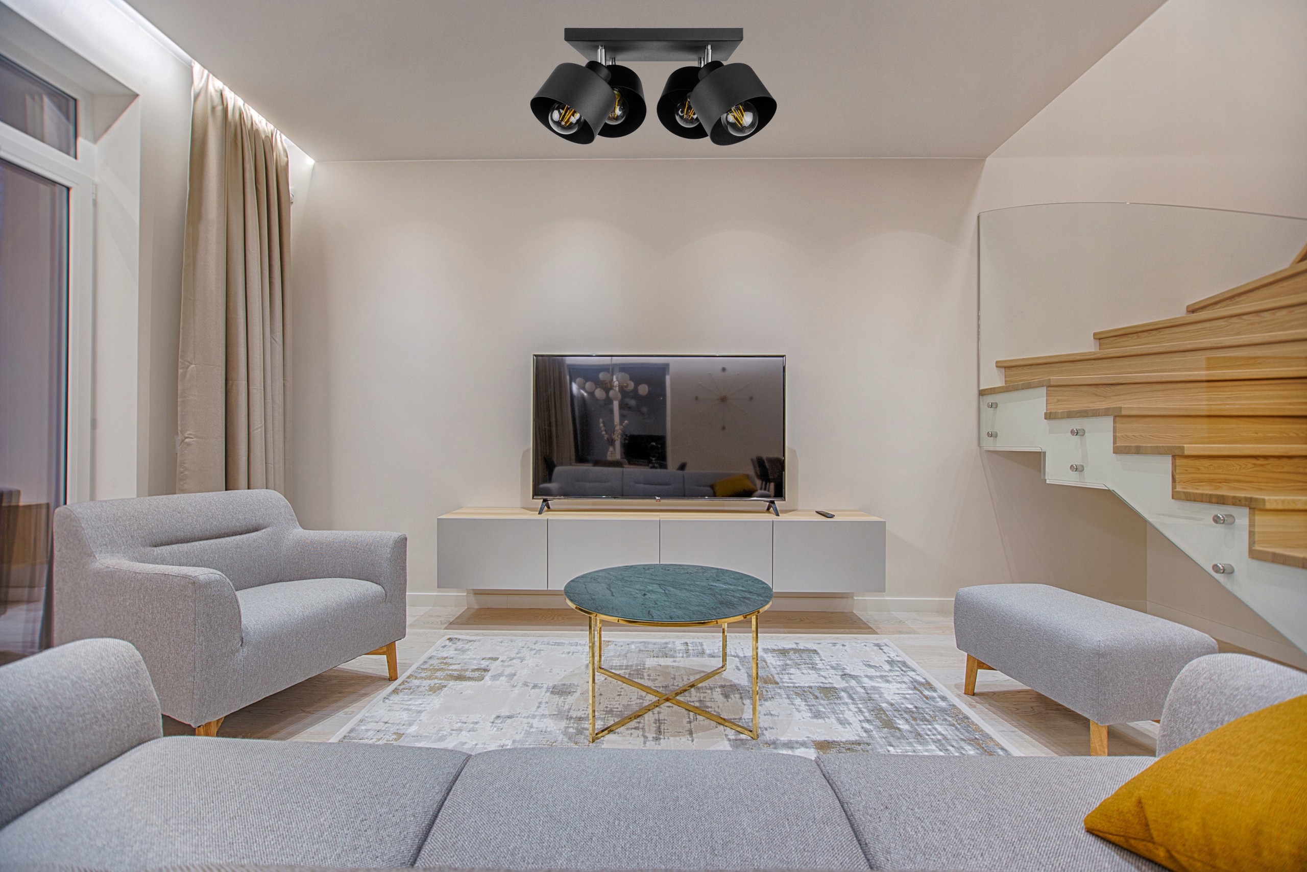 LAMPA SUFITOWA PLAFON ŻYRANDOL LOFT EDISON LED Kod producenta #040